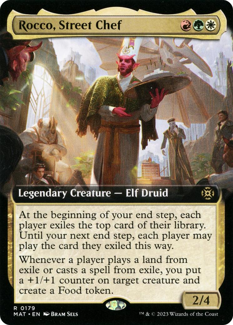 Rocco, Street Chef (Extended Art) (179) [March of the Machine: The Aftermath] foil - Deck Out Gaming