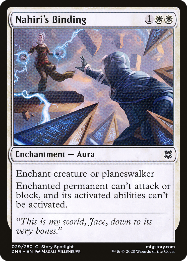 Nahiri's Binding (29) [Zendikar Rising] foil - Deck Out Gaming