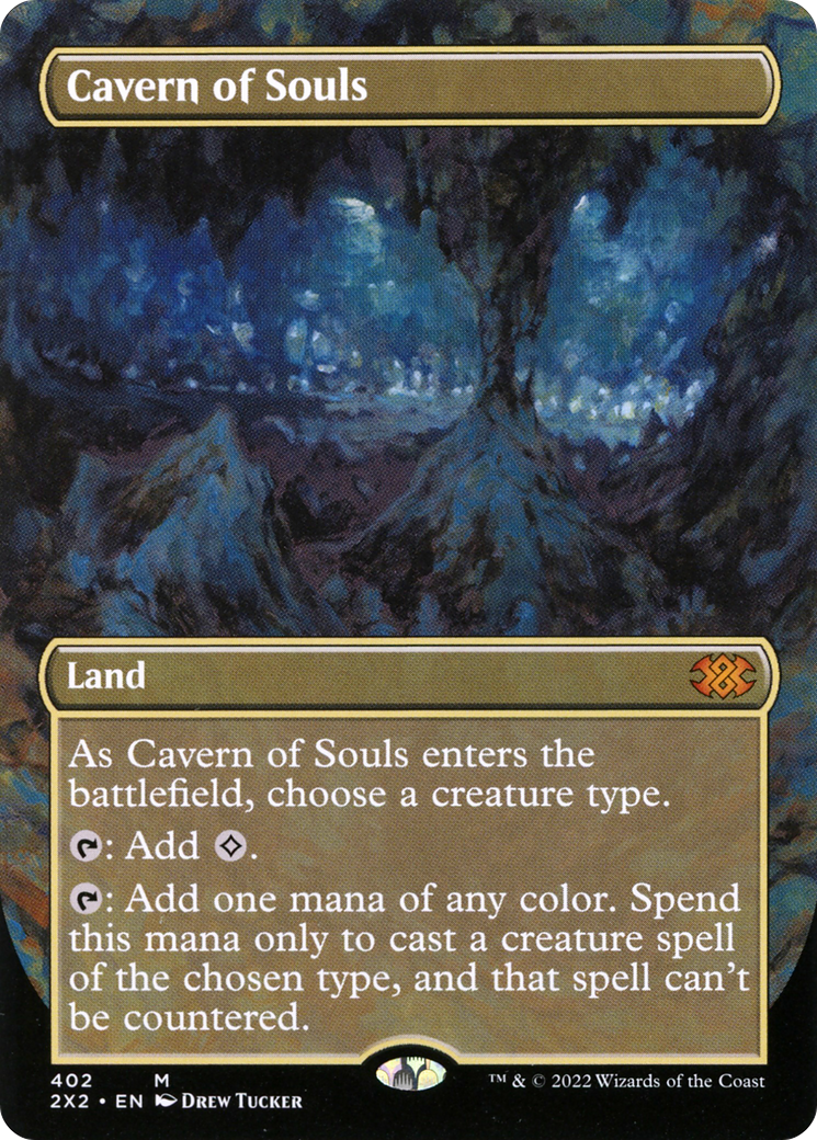Cavern of Souls (Borderless) (402) [Double Masters 2022] - Deck Out Gaming