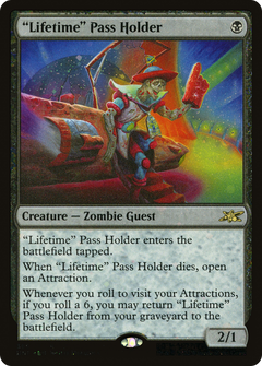 "Lifetime" Pass Holder (Galaxy Foil) (365) [Unfinity] foil - Deck Out Gaming