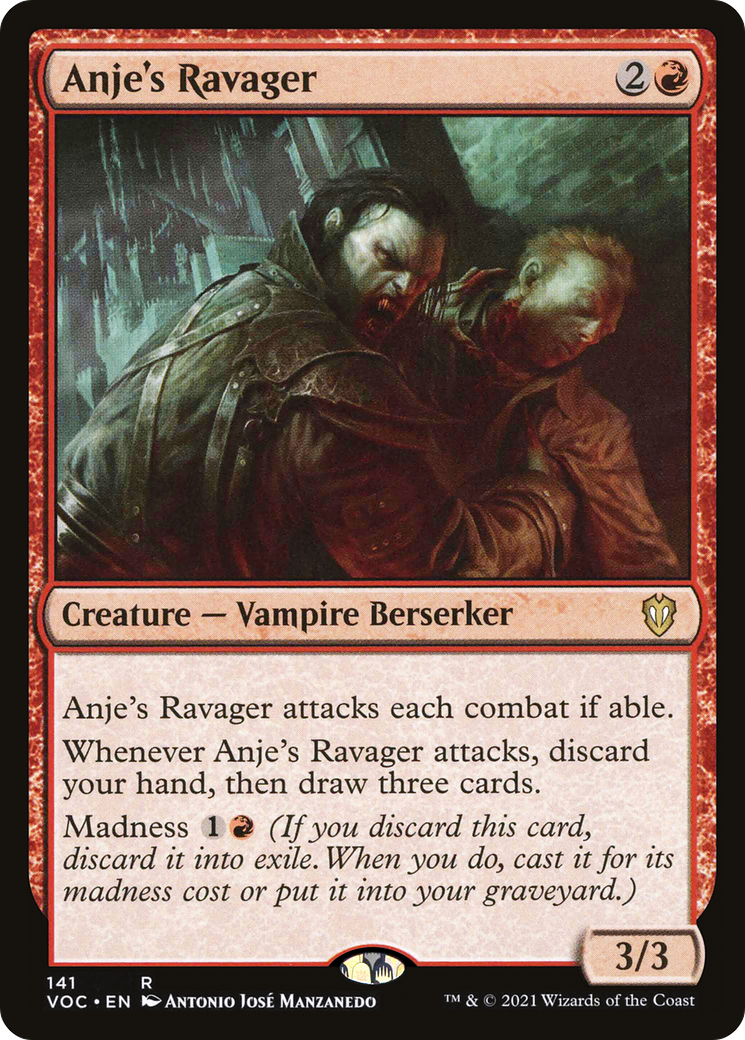 Anje's Ravager (141) [Commander: Innistrad: Crimson Vow] - Deck Out Gaming