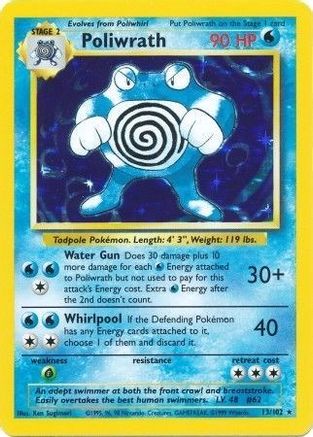 Poliwrath (13) [Base Set] Holofoil - Deck Out Gaming