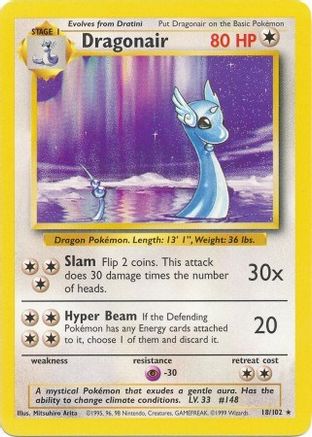 Dragonair (18) [Base Set] - Deck Out Gaming