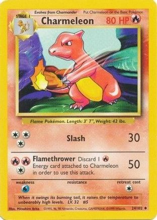Charmeleon (24) [Base Set] - Deck Out Gaming