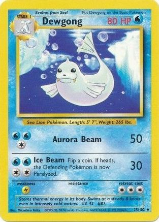Dewgong (25) [Base Set] - Deck Out Gaming