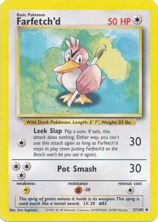 Farfetch'd (27) [Base Set] - Deck Out Gaming