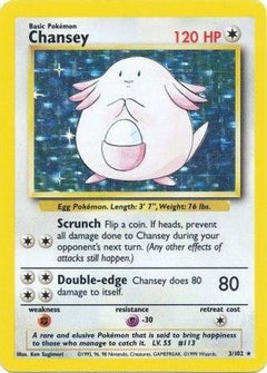 Chansey (3) [Base Set] Holofoil - Deck Out Gaming