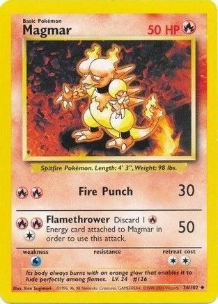 Magmar (36) [Base Set] - Deck Out Gaming