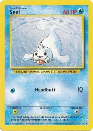 Seel (41) [Base Set] - Deck Out Gaming