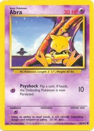 Abra (43) [Base Set] - Deck Out Gaming