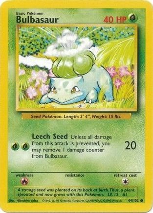 Bulbasaur (44) [Base Set] - Deck Out Gaming