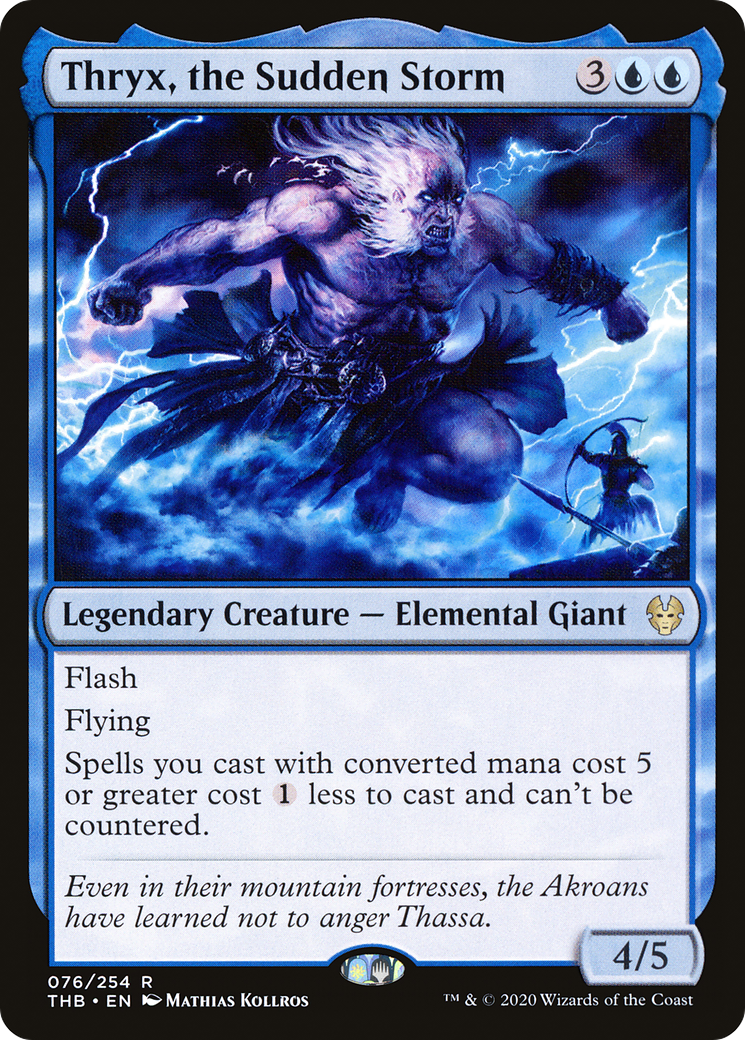 Thryx, the Sudden Storm (76) [Theros Beyond Death] foil - Deck Out Gaming