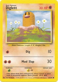 Diglett (47) [Base Set] - Deck Out Gaming