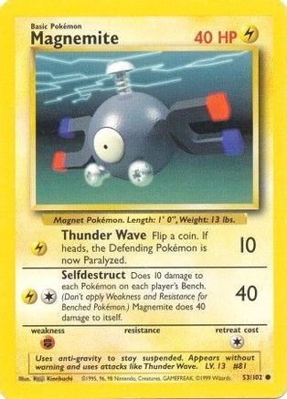 Magnemite (53) [Base Set] - Deck Out Gaming
