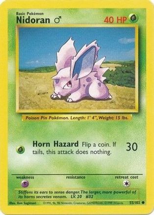 Nidoran M (55) [Base Set] - Deck Out Gaming