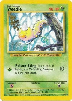 Weedle (69) [Base Set] - Deck Out Gaming