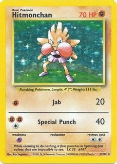 Hitmonchan (7) [Base Set] Holofoil - Deck Out Gaming