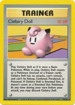 Clefairy Doll (70) [Base Set] - Deck Out Gaming