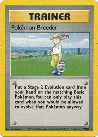 Pokemon Breeder (76) [Base Set] - Deck Out Gaming