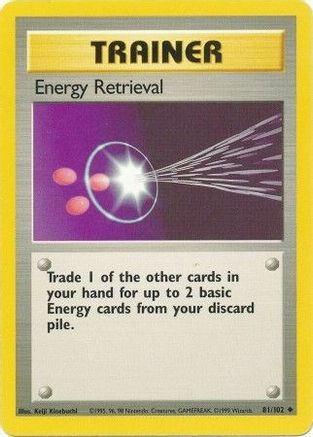Energy Retrieval (81) [Base Set] - Deck Out Gaming