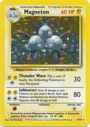 Magneton (9) [Base Set] Holofoil - Deck Out Gaming