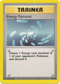 Energy Removal (92) [Base Set] - Deck Out Gaming