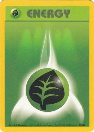 Grass Energy (99) [Base Set] - Deck Out Gaming