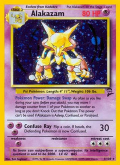 Alakazam (1) [Base Set 2] Holofoil - Deck Out Gaming