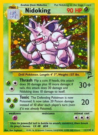Nidoking (11) [Base Set 2] Holofoil - Deck Out Gaming