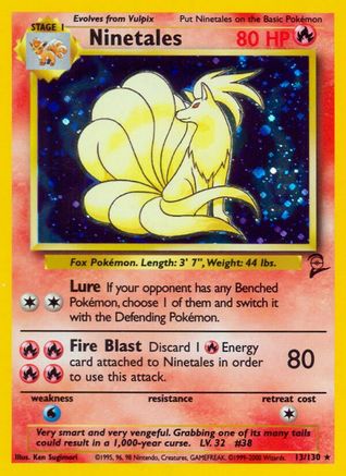 Ninetales (13) [Base Set 2] Holofoil - Deck Out Gaming