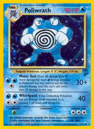 Poliwrath (15) [Base Set 2] Holofoil - Deck Out Gaming