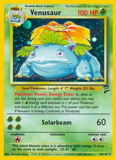 Venusaur (18) [Base Set 2] Holofoil - Deck Out Gaming