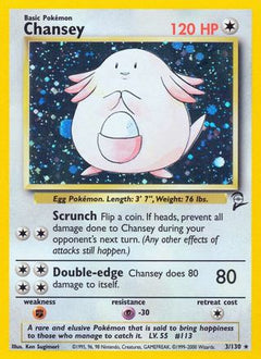 Chansey (3) [Base Set 2] Holofoil - Deck Out Gaming