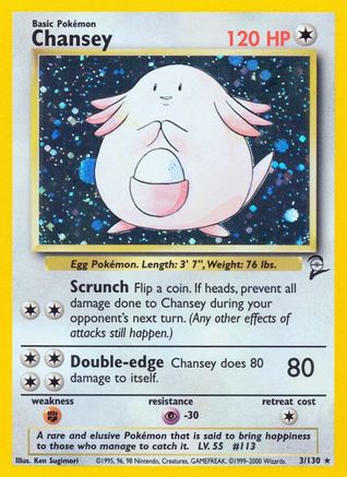 Chansey (3) [Base Set 2] Holofoil - Deck Out Gaming