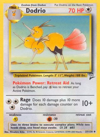 Dodrio (37) [Base Set 2] - Deck Out Gaming