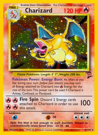 Charizard (4) [Base Set 2] Holofoil - Deck Out Gaming