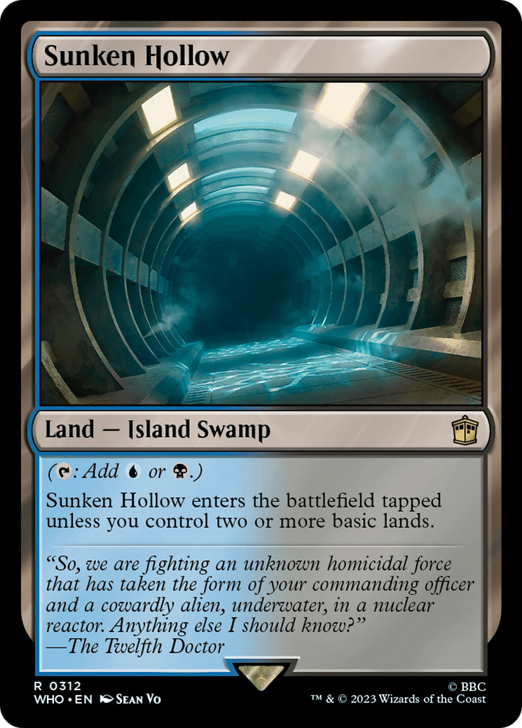 Sunken Hollow (312) [Doctor Who] foil - Deck Out Gaming