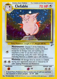 Clefable (5) [Base Set 2] Holofoil - Deck Out Gaming