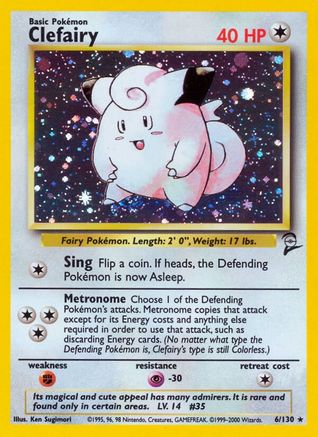 Clefairy (6) [Base Set 2] Holofoil - Deck Out Gaming