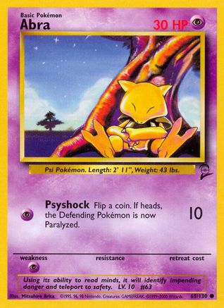 Abra (65) [Base Set 2] - Deck Out Gaming