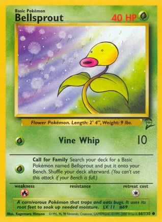 Bellsprout (66) [Base Set 2] - Deck Out Gaming