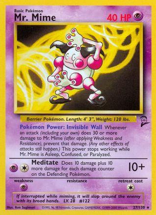 Mr. Mime (27) [Base Set 2] - Deck Out Gaming