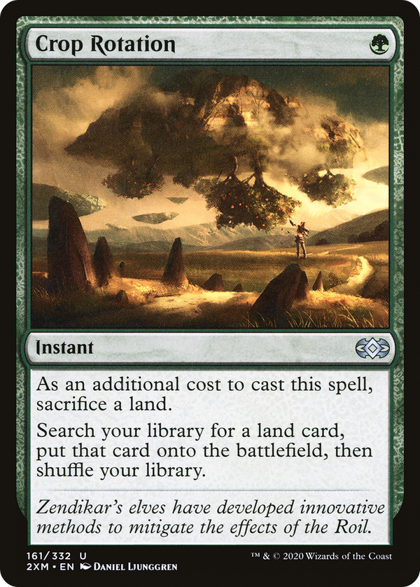 Crop Rotation (161) [Double Masters] foil - Deck Out Gaming