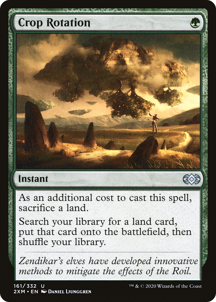 Crop Rotation (161) [Double Masters] foil - Deck Out Gaming