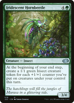 Iridescent Hornbeetle (678) [Jumpstart 2022] - Deck Out Gaming