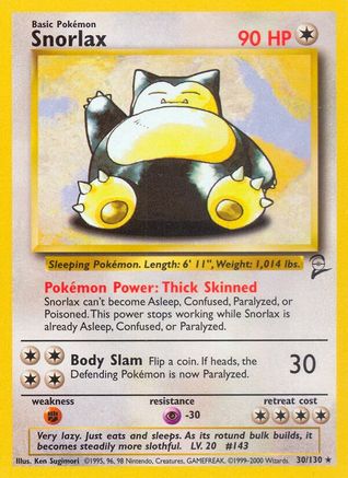 Snorlax (30) [Base Set 2] - Deck Out Gaming