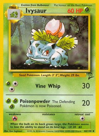 Ivysaur (44) [Base Set 2] - Deck Out Gaming
