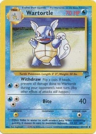 Wartortle (63) [Base Set 2] - Deck Out Gaming