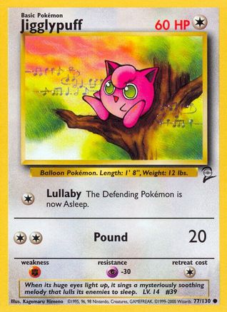 Jigglypuff (77) [Base Set 2] - Deck Out Gaming