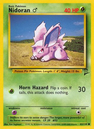 Nidoran M (83) [Base Set 2] - Deck Out Gaming